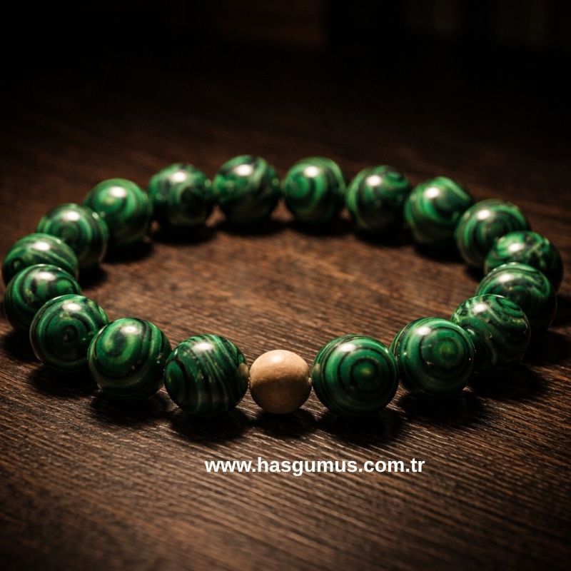 Malahite Taşlı Bileklik