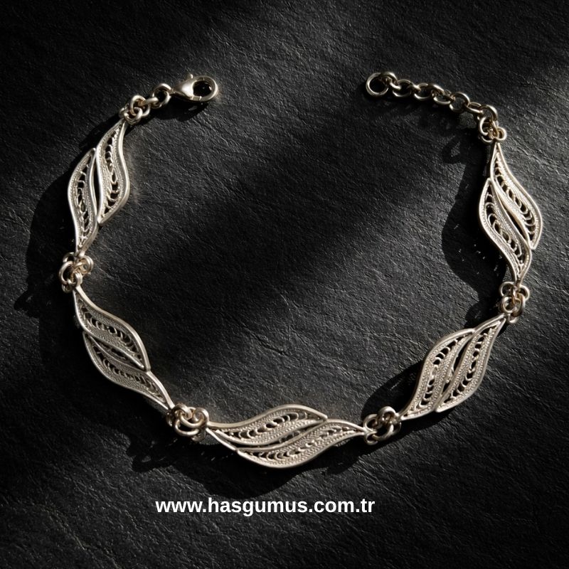 Gümüş Telkari Bileklik