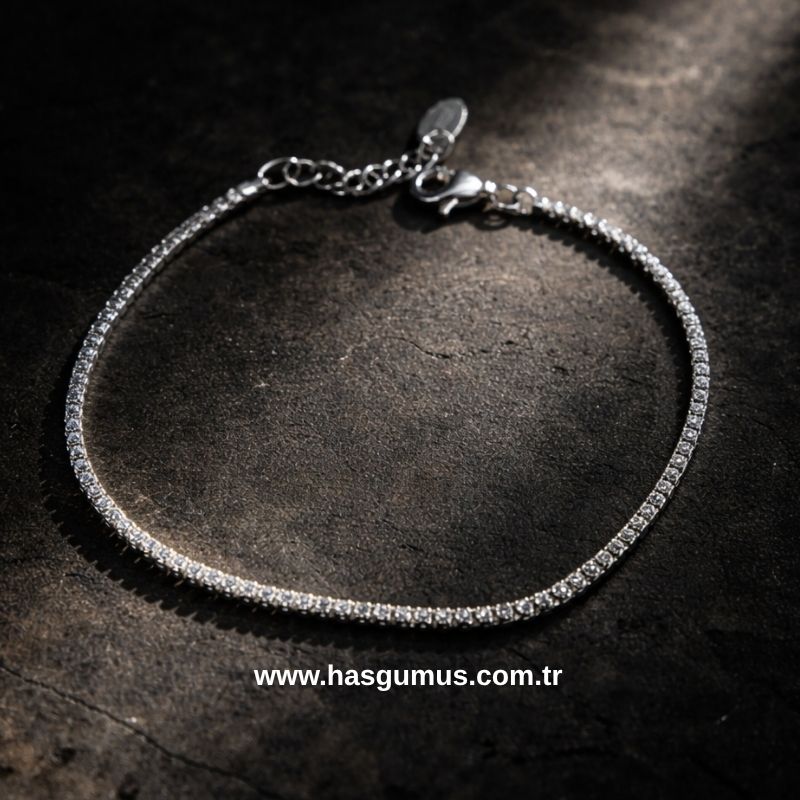Gümüş Su Yolu Bileklik