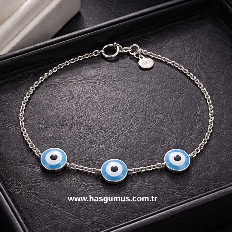 Gümüş Nazar Bileklik