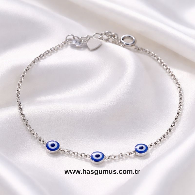 Gümüş Nazar Bileklik