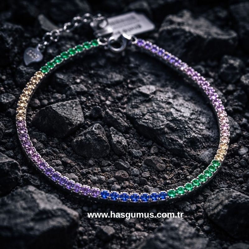 Gümüş Su Yolu Bileklik