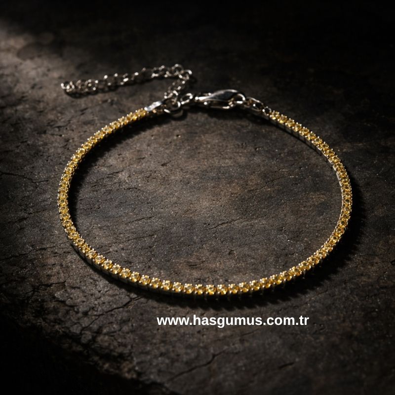 Gümüş Su Yolu Bileklik 