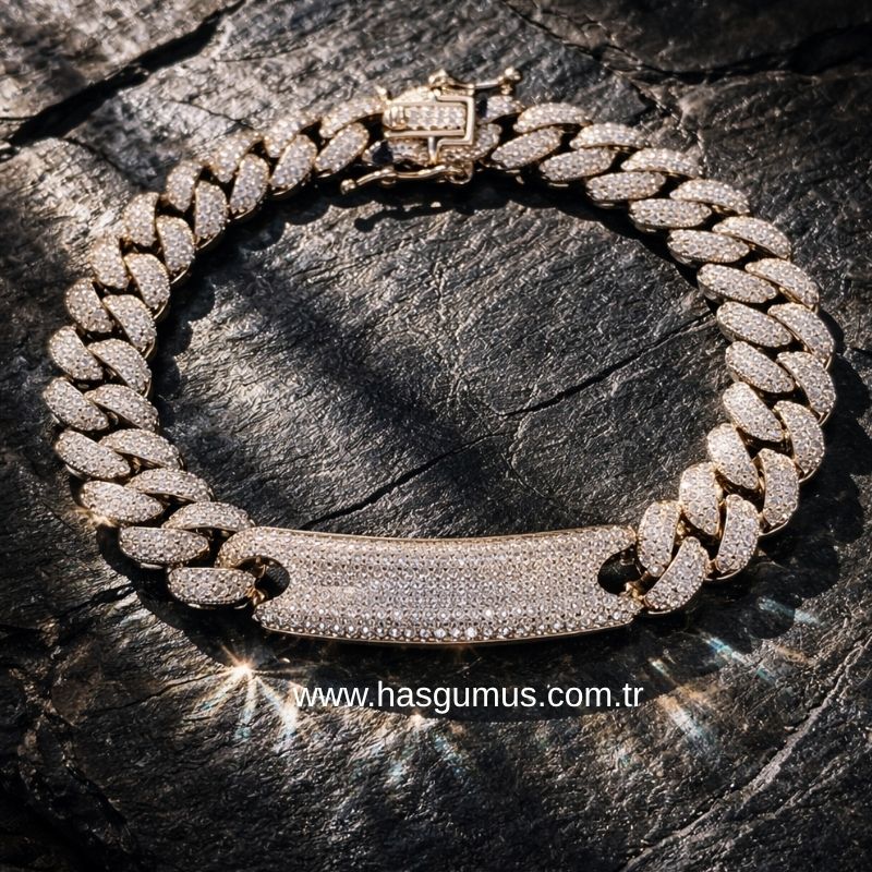 Zirkon Taşlı Bileklik