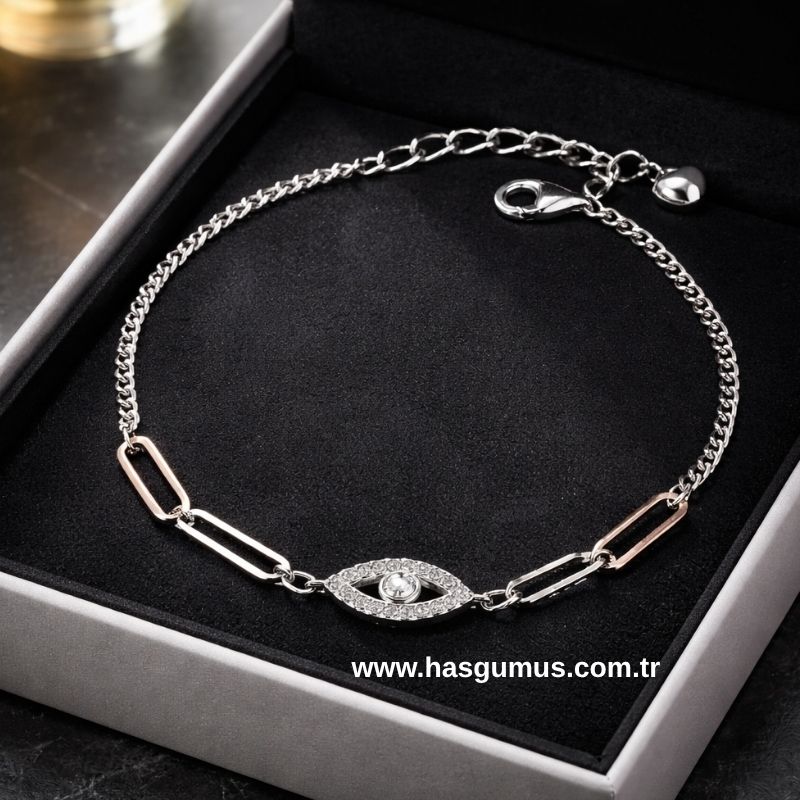 Gümüş Nazar Bileklik
