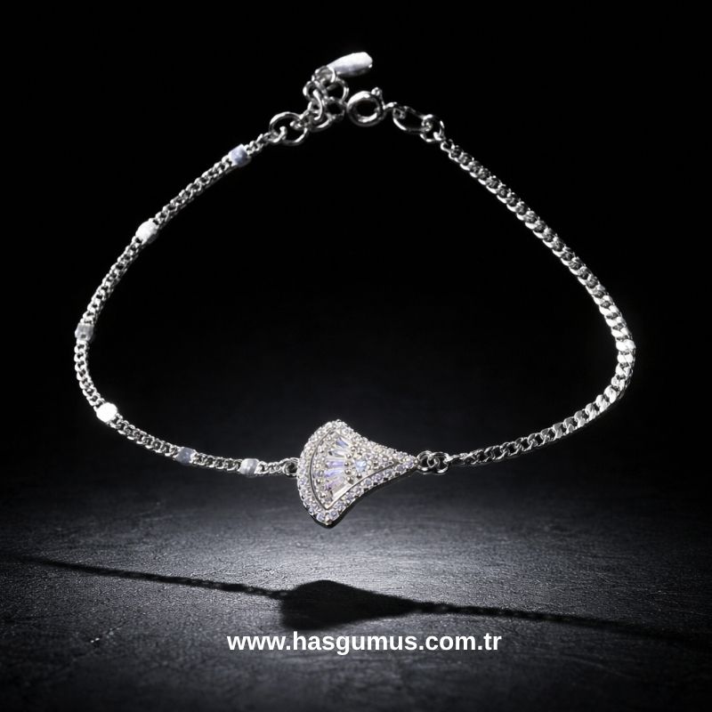 Gümüş Yelpaze Bileklik