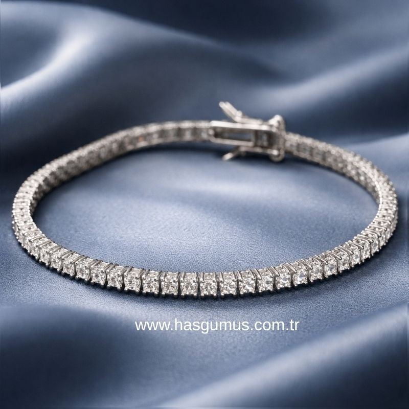 Gümüş Su Yolu Bileklik