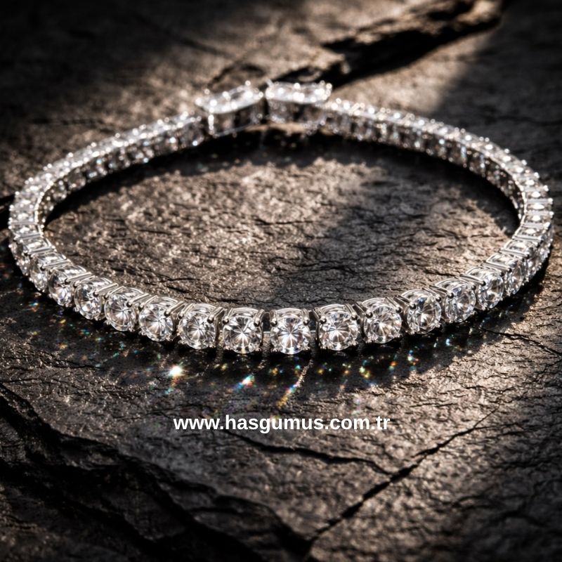 Gümüş Su Yolu Bileklik