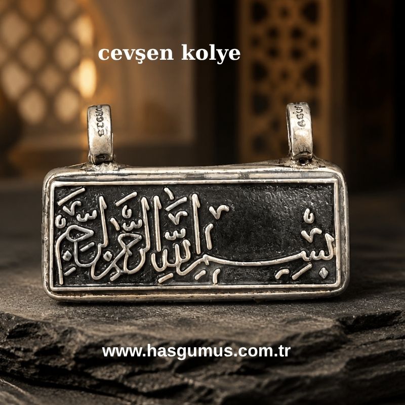 Çevşen Gümüş Kolye Ucu