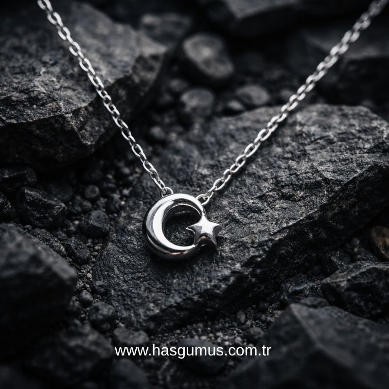 Gümüş Albayrak Kolye