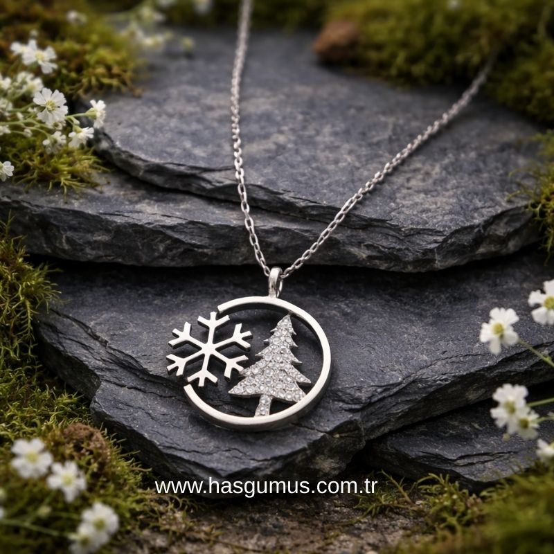 Noel Ağacı Kolye