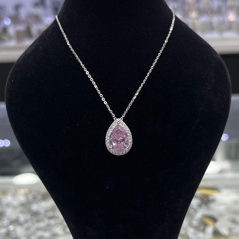 Mozanit Taşlı Kolye