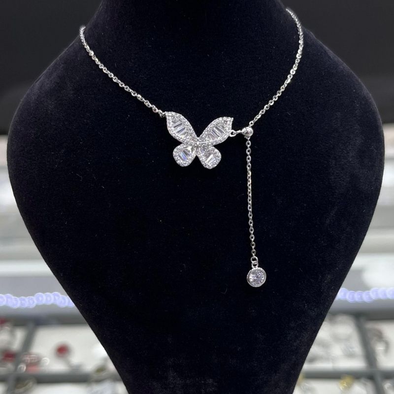 Kelebek Gümüş Kolye