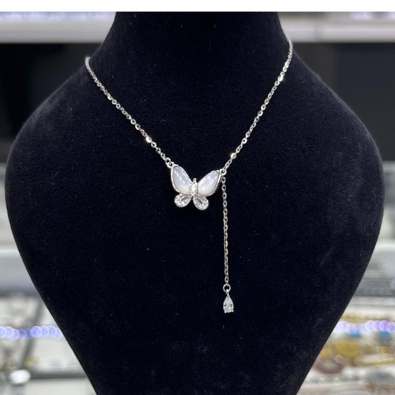 Kelebek Gümüş Kolye