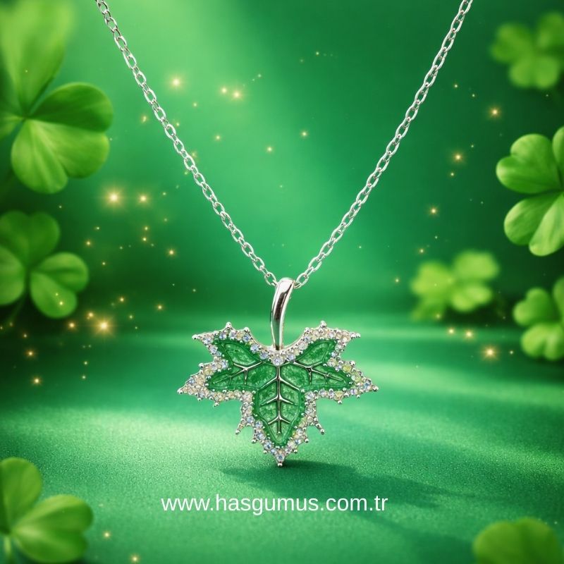 Çınar Yaprağı Kolye