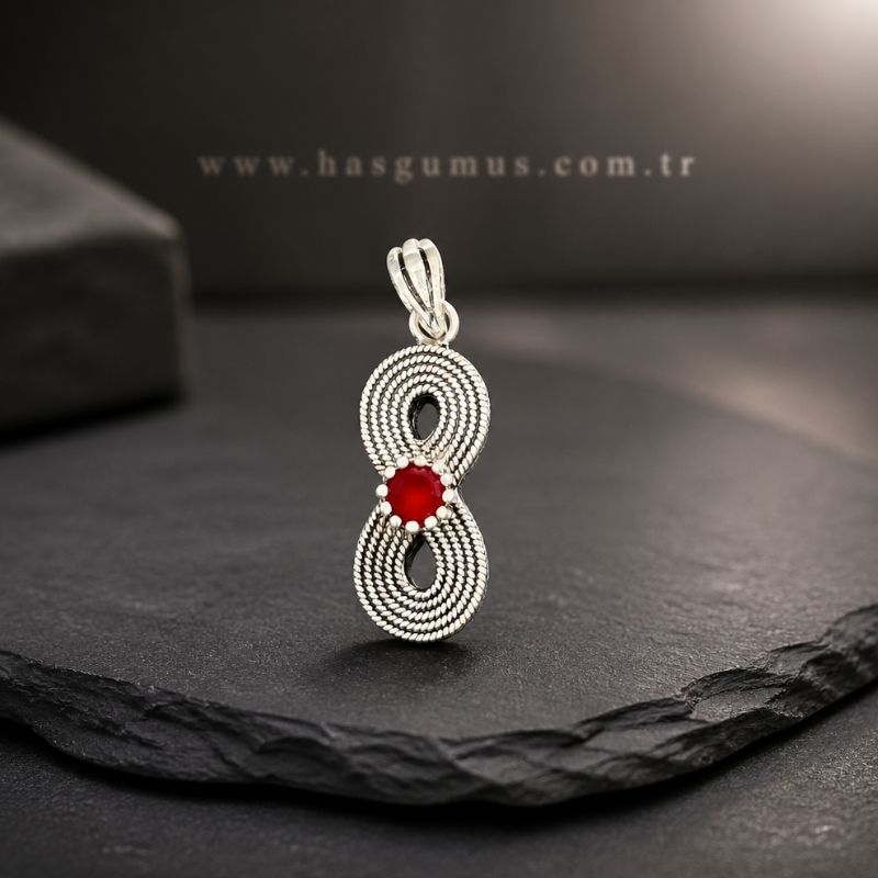 TELKARİ GÜMÜŞ KOLYE UCU