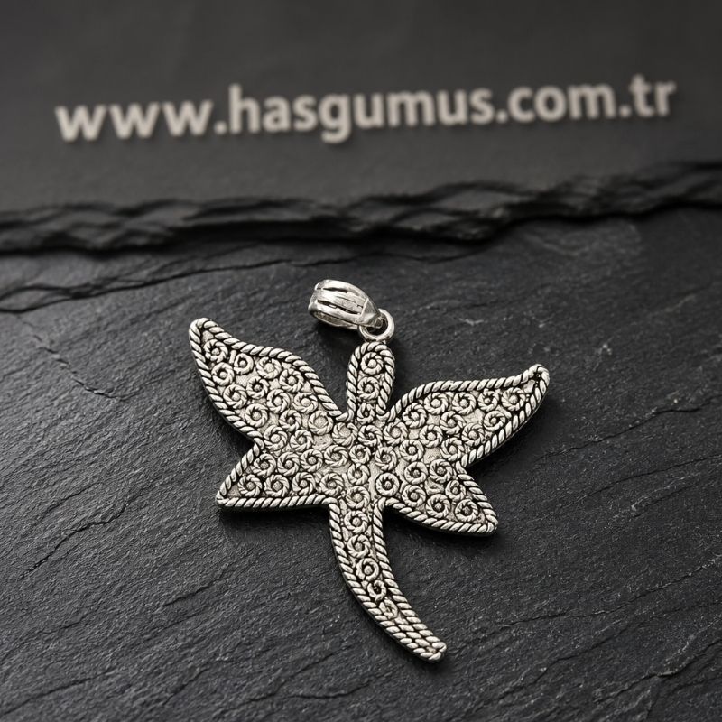 Gümüş Telkari Kolye Ucu
