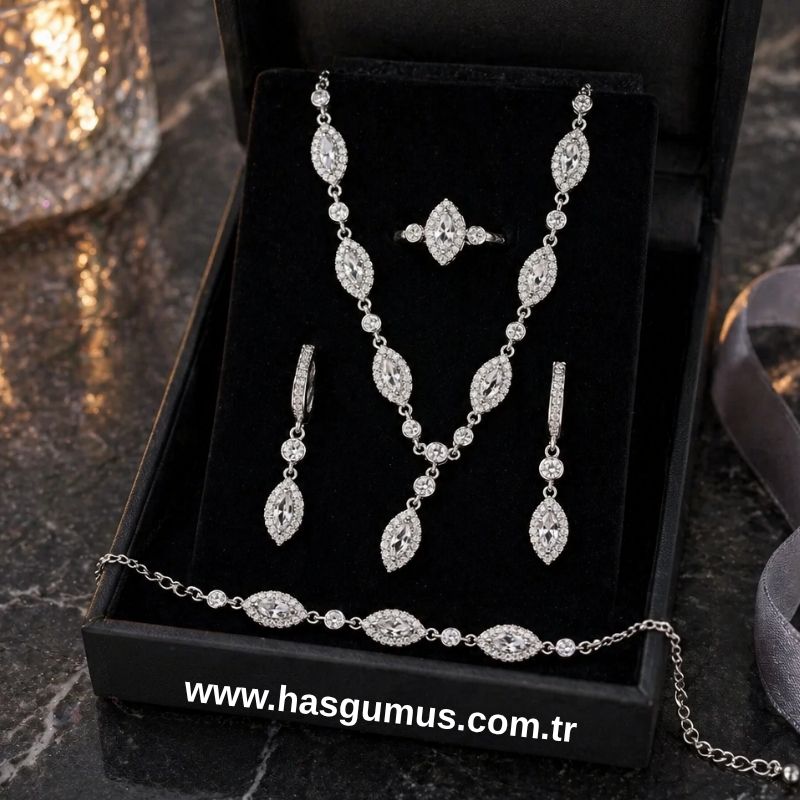 ZİRKON TAŞLI SET